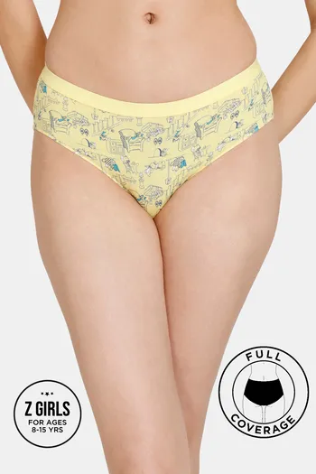 Buy Zivame Girls Tom & Jerry Low Rise Full Coverage Hipster Panty - Pale Marigold